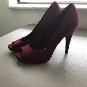 Nine West peep toe heels